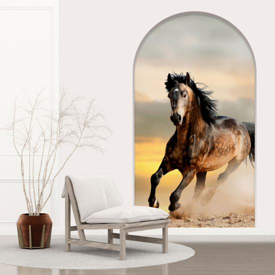 Vinilo Adhesivo Decorativo trampantojo 3D - Caballo