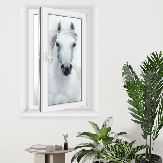 Vinilo Adhesivo Decorativo trampantojo 3D - Caballo