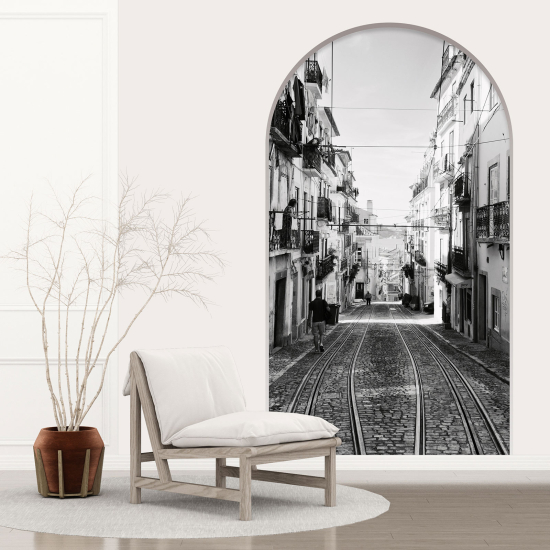 Vinilo Adhesivo Decorativo trampantojo 3D - Calle
