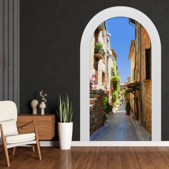 Vinilo Adhesivo Decorativo trampantojo 3D - Callejón