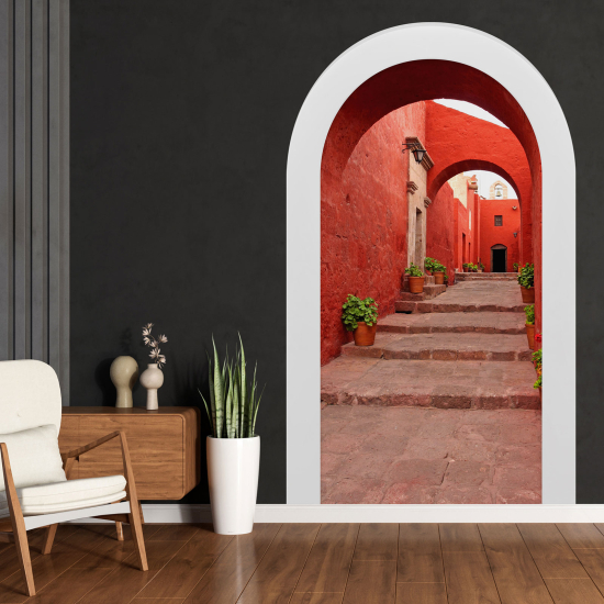 Vinilo Adhesivo Decorativo trampantojo 3D - Callejón