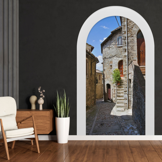 Vinilo Adhesivo Decorativo trampantojo 3D - Callejón