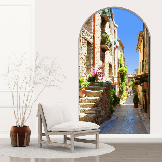 Vinilo Adhesivo Decorativo trampantojo 3D - Callejón