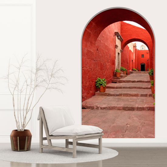 Vinilo Adhesivo Decorativo trampantojo 3D - Callejón