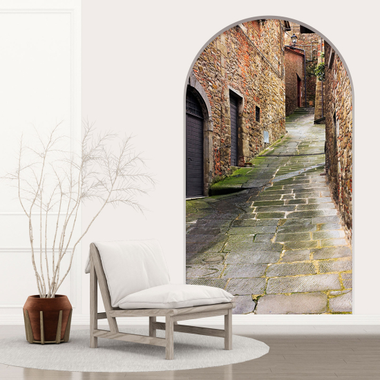 Vinilo Adhesivo Decorativo trampantojo 3D - Callejón
