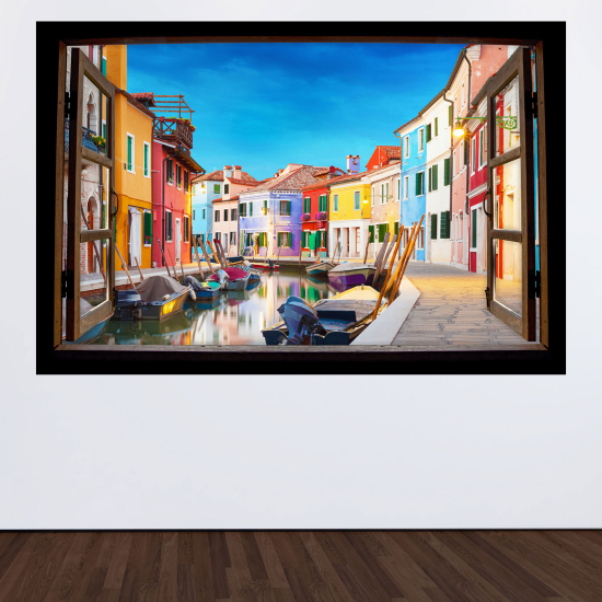 Vinilo Adhesivo Decorativo trampantojo 3D - Callejón