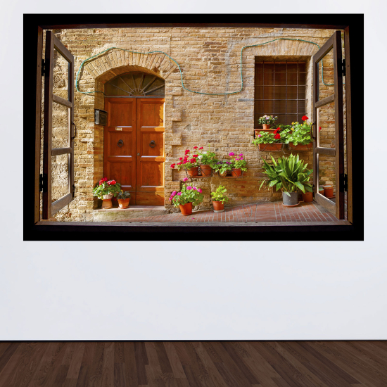 Vinilo Adhesivo Decorativo trampantojo 3D - Callejón