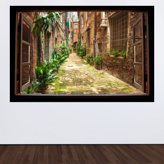 Vinilo Adhesivo Decorativo trampantojo 3D - Callejón