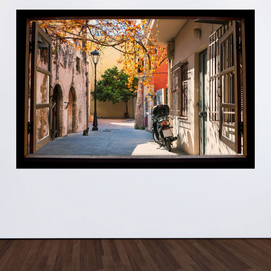 Vinilo Adhesivo Decorativo trampantojo 3D - Callejón