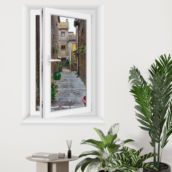 Vinilo Adhesivo Decorativo trampantojo 3D - Callejón