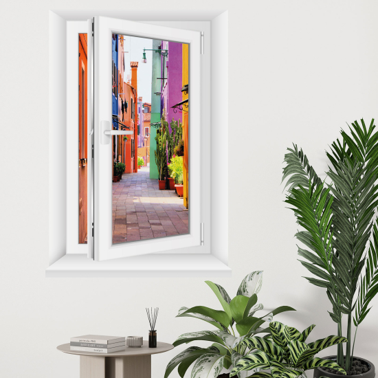 Vinilo Adhesivo Decorativo trampantojo 3D - Callejón