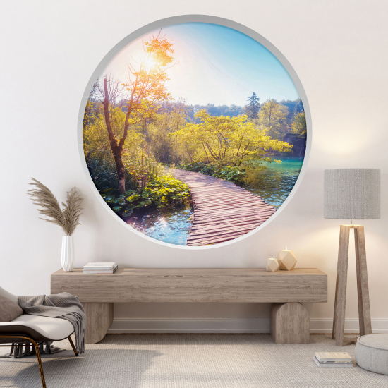 Vinilo Adhesivo Decorativo trampantojo 3D - Camino