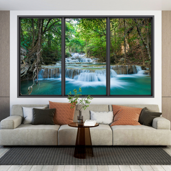Vinilo Adhesivo Decorativo trampantojo 3D - Cascada