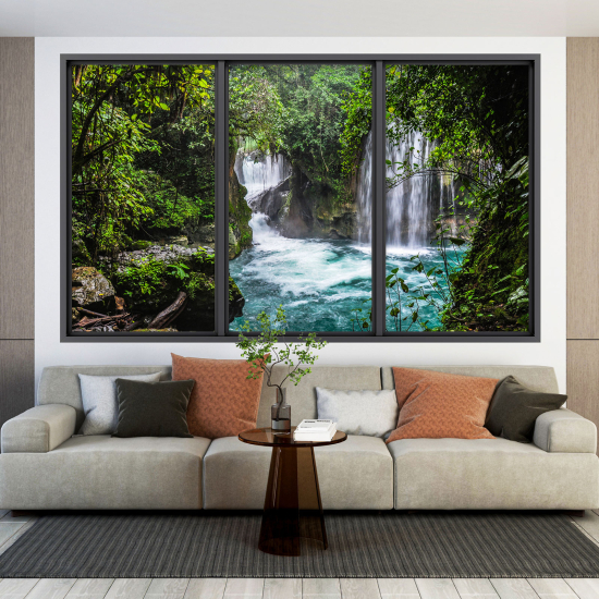 Vinilo Adhesivo Decorativo trampantojo 3D - Cascada
