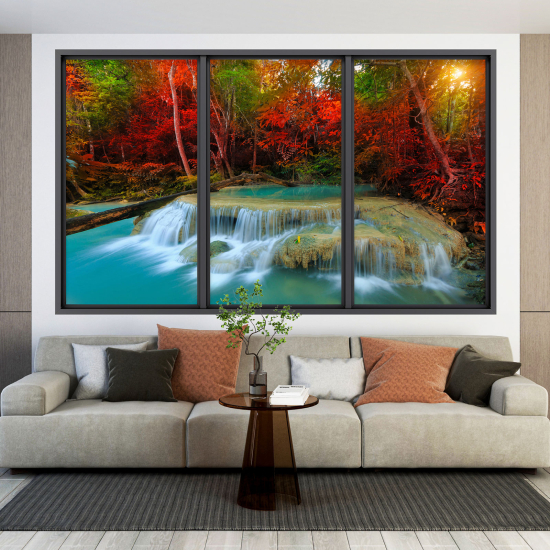 Vinilo Adhesivo Decorativo trampantojo 3D - Cascada