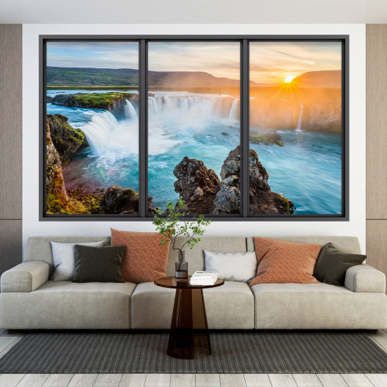 Vinilo Adhesivo Decorativo trampantojo 3D - Cascada