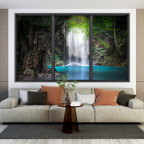 Vinilo Adhesivo Decorativo trampantojo 3D - Cascada