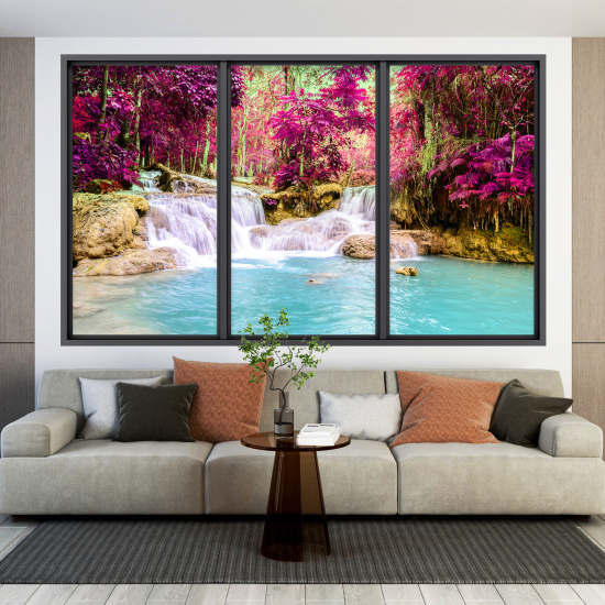 Vinilo Adhesivo Decorativo trampantojo 3D - Cascada