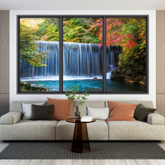 Vinilo Adhesivo Decorativo trampantojo 3D - Cascada