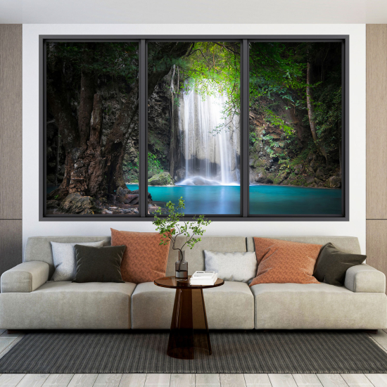 Vinilo Adhesivo Decorativo trampantojo 3D - Cascada