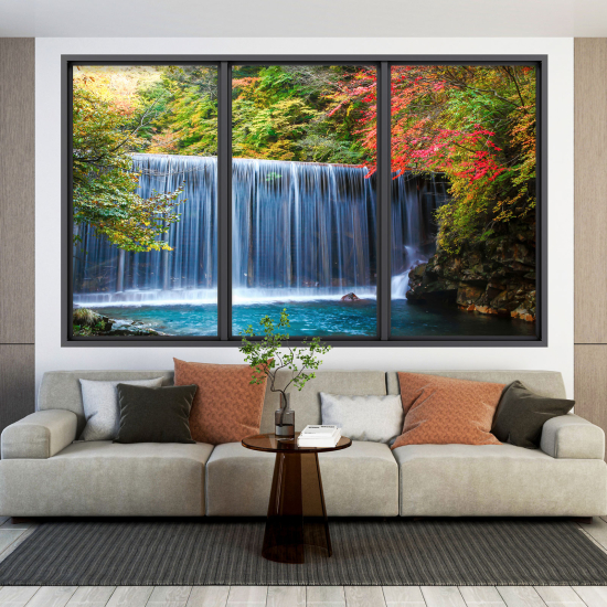 Vinilo Adhesivo Decorativo trampantojo 3D - Cascada