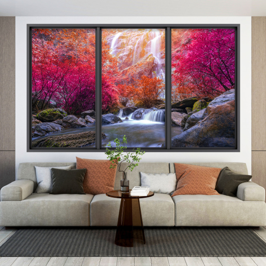 Vinilo Adhesivo Decorativo trampantojo 3D - Cascada