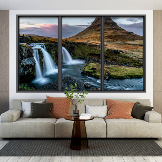 Vinilo Adhesivo Decorativo trampantojo 3D - Cascada