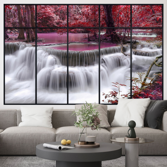 Vinilo Adhesivo Decorativo trampantojo 3D - Cascada