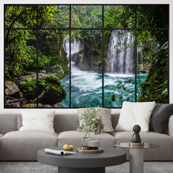 Vinilo Adhesivo Decorativo trampantojo 3D - Cascada