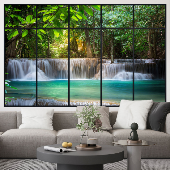 Vinilo Adhesivo Decorativo trampantojo 3D - Cascada