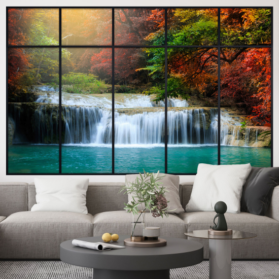 Vinilo Adhesivo Decorativo trampantojo 3D - Cascada