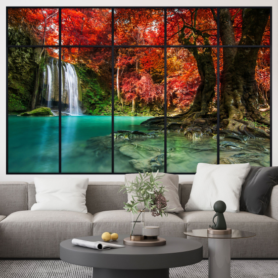 Vinilo Adhesivo Decorativo trampantojo 3D - Cascada