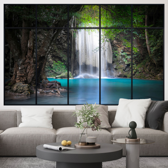 Vinilo Adhesivo Decorativo trampantojo 3D - Cascada