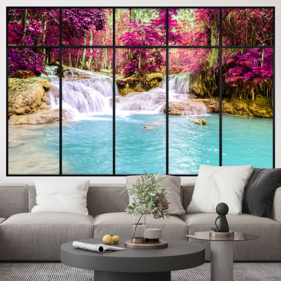 Vinilo Adhesivo Decorativo trampantojo 3D - Cascada
