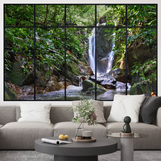 Vinilo Adhesivo Decorativo trampantojo 3D - Cascada