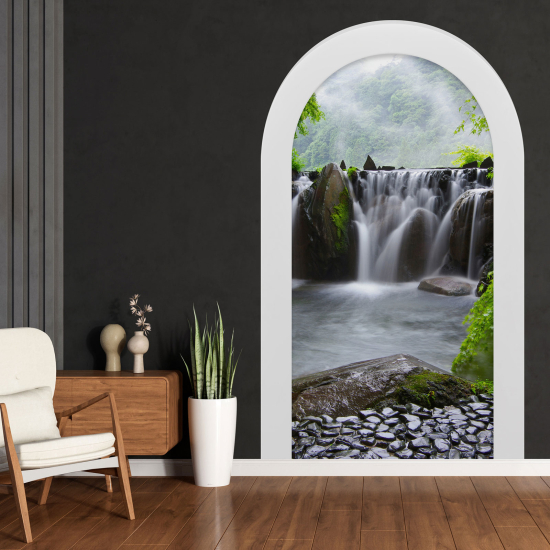 Vinilo Adhesivo Decorativo trampantojo 3D - Cascada