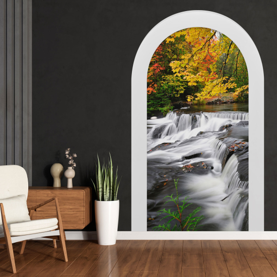 Vinilo Adhesivo Decorativo trampantojo 3D - Cascada
