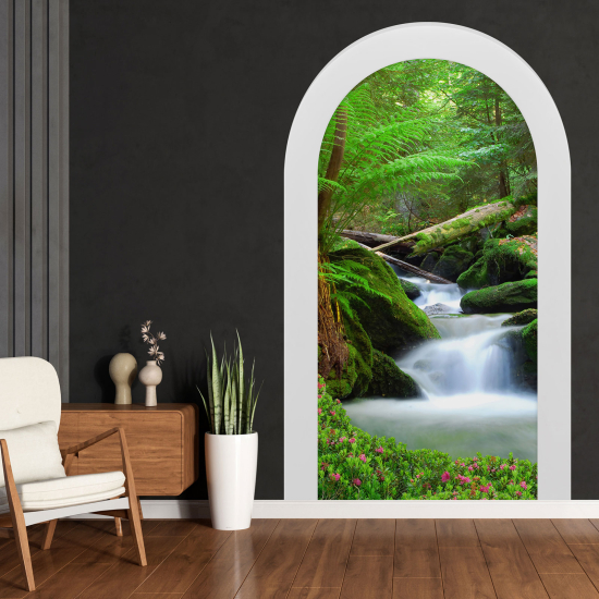 Vinilo Adhesivo Decorativo trampantojo 3D - Cascada
