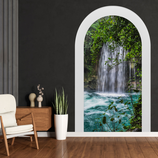 Vinilo Adhesivo Decorativo trampantojo 3D - Cascada