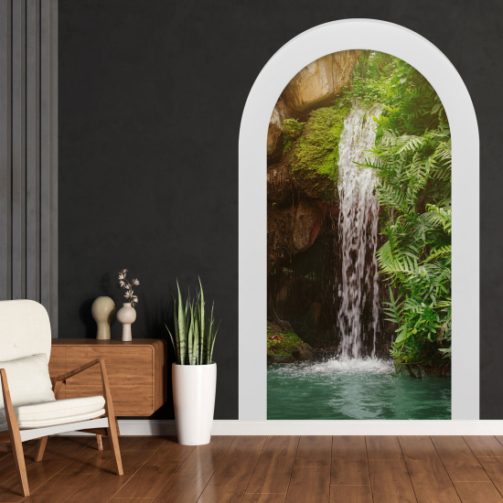 Vinilo Adhesivo Decorativo trampantojo 3D - Cascada