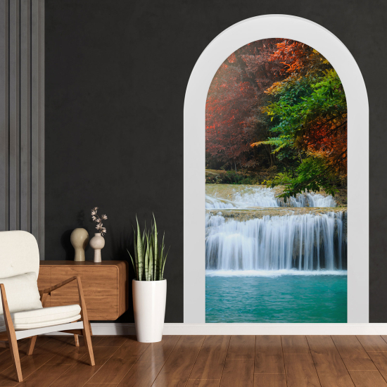 Vinilo Adhesivo Decorativo trampantojo 3D - Cascada