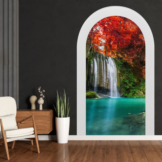 Vinilo Adhesivo Decorativo trampantojo 3D - Cascada