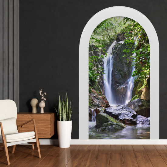 Vinilo Adhesivo Decorativo trampantojo 3D - Cascada