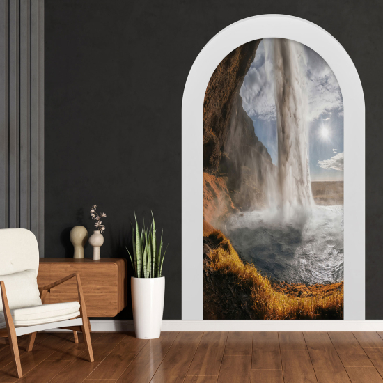 Vinilo Adhesivo Decorativo trampantojo 3D - Cascada