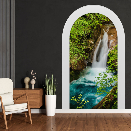 Vinilo Adhesivo Decorativo trampantojo 3D - Cascada