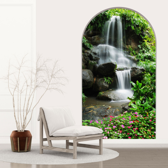 Vinilo Adhesivo Decorativo trampantojo 3D - Cascada