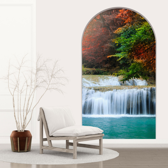 Vinilo Adhesivo Decorativo trampantojo 3D - Cascada