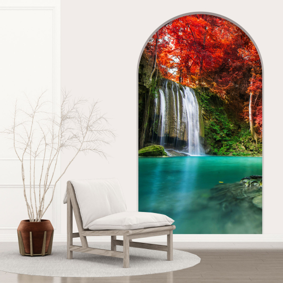 Vinilo Adhesivo Decorativo trampantojo 3D - Cascada