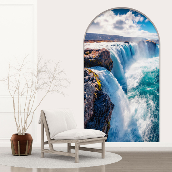 Vinilo Adhesivo Decorativo trampantojo 3D - Cascada