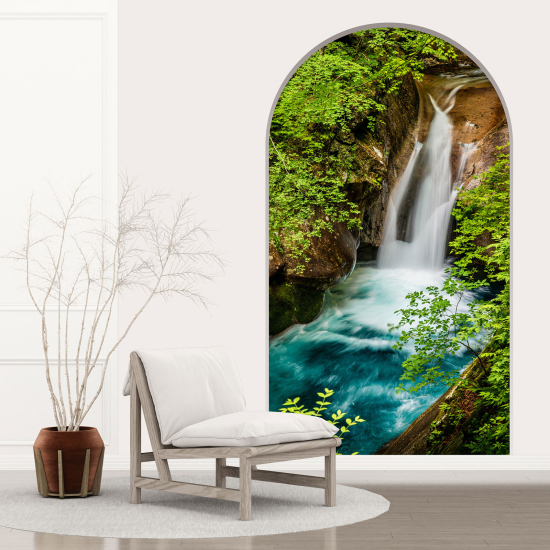 Vinilo Adhesivo Decorativo trampantojo 3D - Cascada